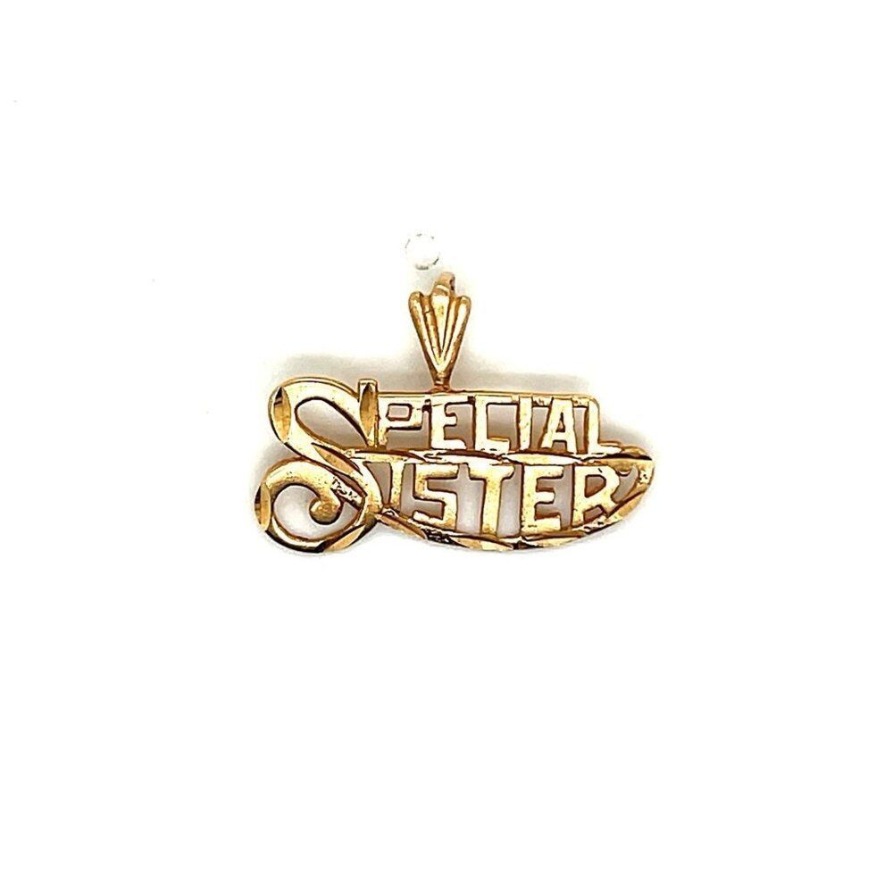 14K Gold Special Sister‎ Pendant